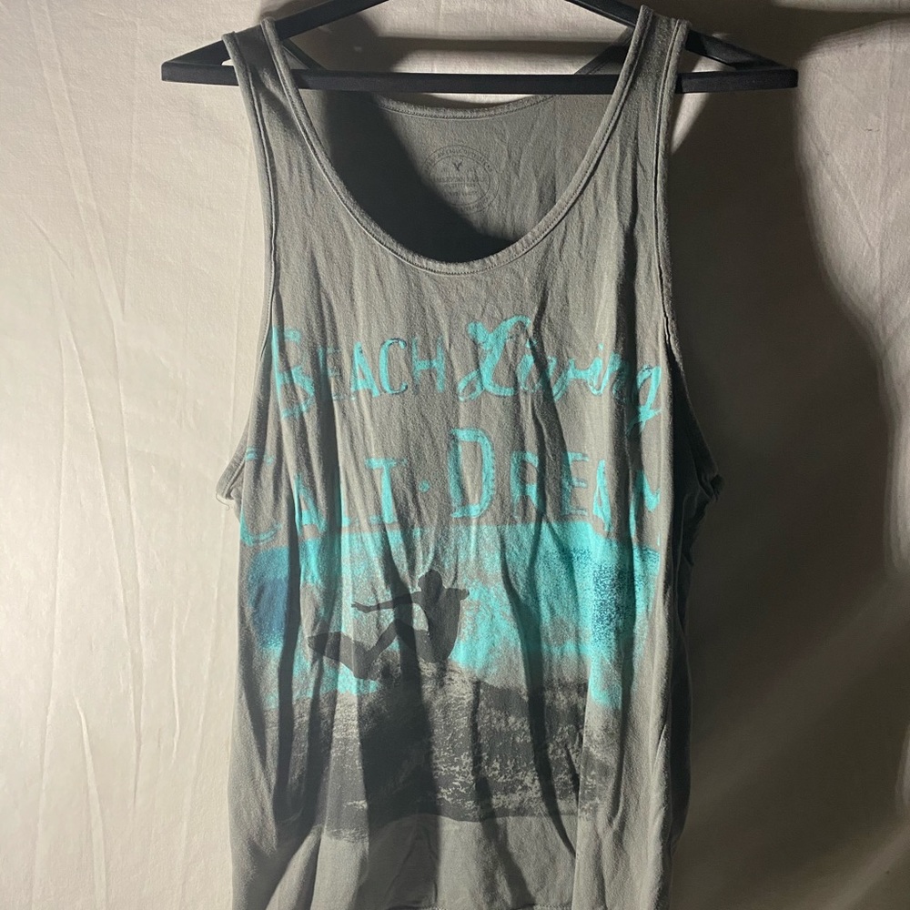 American Eagle Cali Design Casual Tank Top